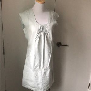 Kookai linen lined dress in baby blue